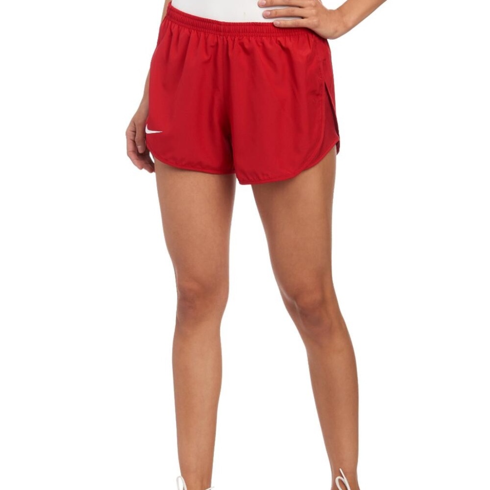 Nike dri-fit tempo shorts - red